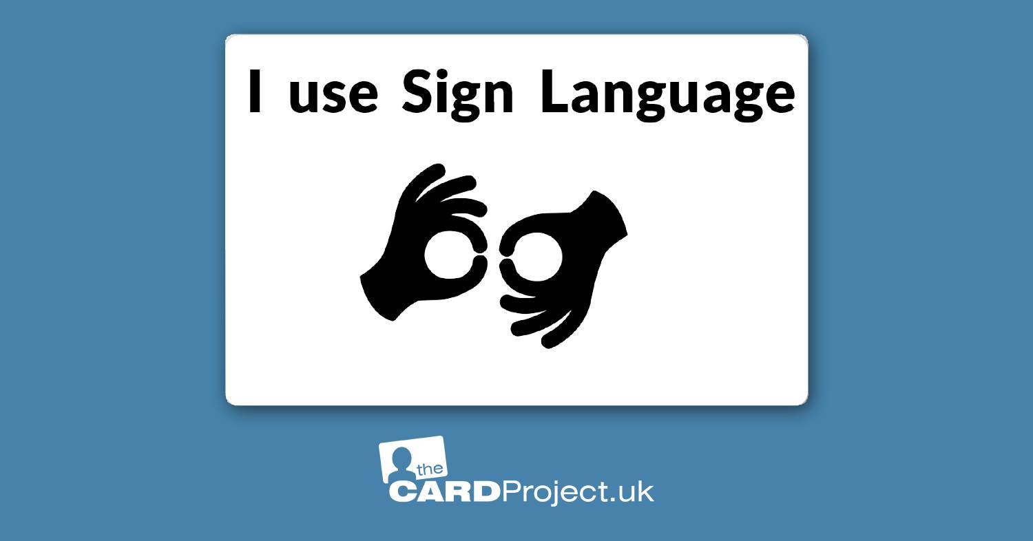 I use Sign Language